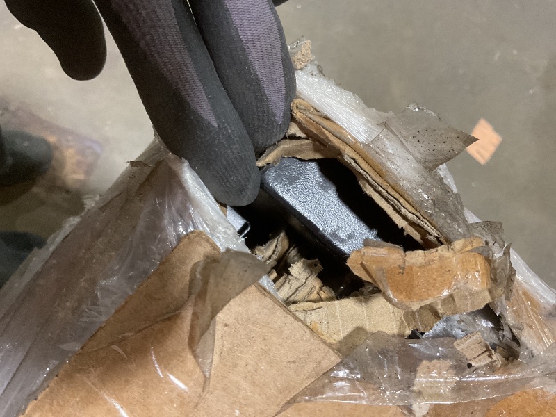 Photo 1 of **SCRAPE DAMAGE**Luxor Indoor Modern Built-in Pegboard Heavy-Duty Mobile Workstation