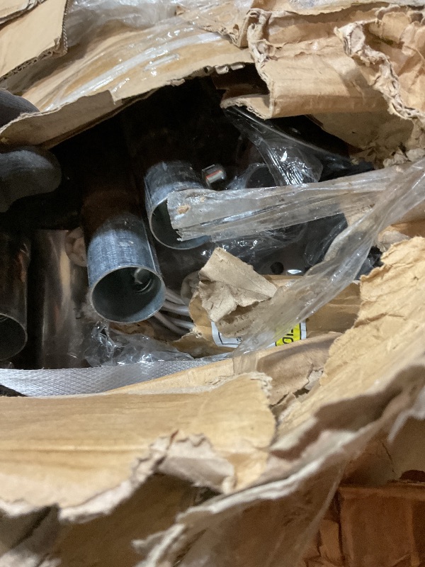 Photo 1 of **SELLING FOR PARTS AS PARTIAL SET**7 Ft x 10 Ft Outdoor Storage Shed, Heavy Duty Portable Garage Shelter with Roll-Up Zipper Door, Waterproof Carport for Motorcycle, Bike, Car, Tools, Firewood, Lawn Equipment, Ventilated Windows,Grey