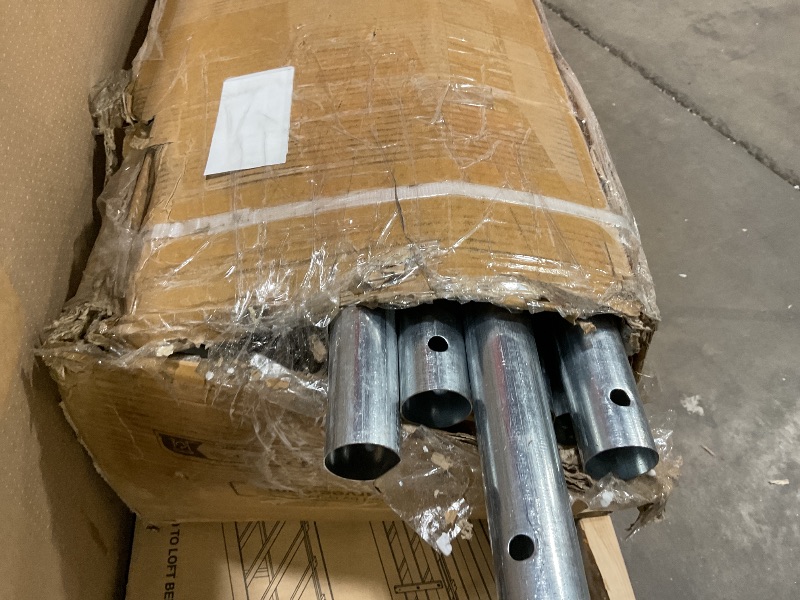 Photo 1 of **SELLING FOR PARTS AS PARTIAL SET**7 Ft x 10 Ft Outdoor Storage Shed, Heavy Duty Portable Garage Shelter with Roll-Up Zipper Door, Waterproof Carport for Motorcycle, Bike, Car, Tools, Firewood, Lawn Equipment, Ventilated Windows,Grey