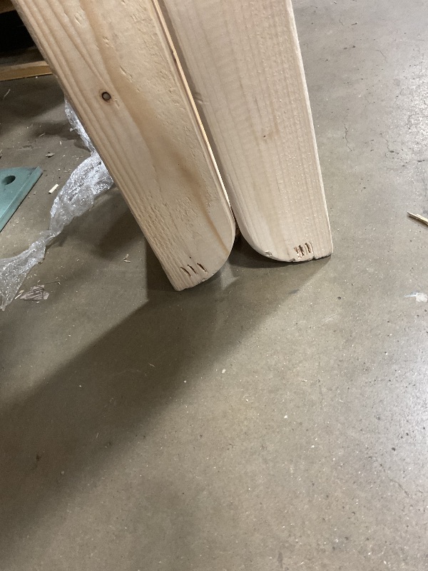 Photo 1 of **CHIPPED**Wood frames with drill holes. Curved ends