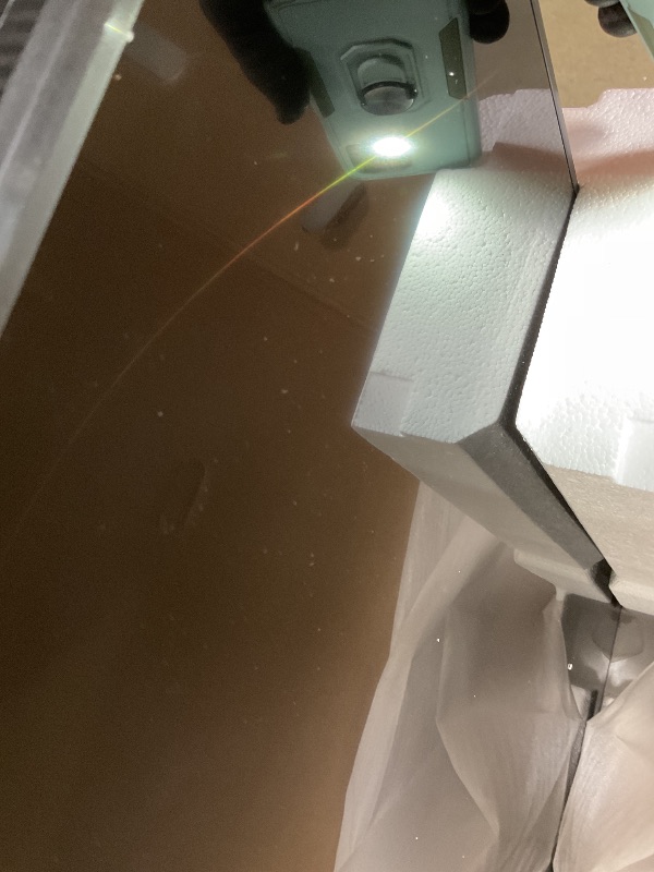 Photo 1 of **SELLING AS PARTIAL SET. TV ONLY. COULD NOT FIND DAMAGE TO SCREEN. NO POWER CORD TO TEST**Samsung 85-Inch Class QLED 4K Q60D Series Quantum HDR Smart TV w/Object Tracking Sound Lite, Motion Xcelerator, Slim Design, Gaming Hub, Alexa Built-in (QN85Q60D, 2