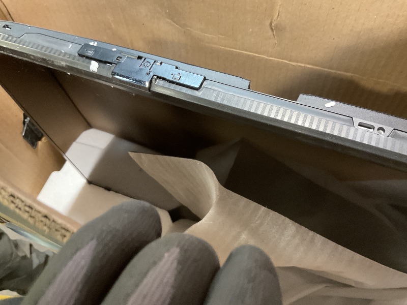 Photo 1 of **SELLING AS PARTIAL SET. TV ONLY. COULD NOT FIND DAMAGE TO SCREEN. NO POWER CORD TO TEST**Samsung 85-Inch Class QLED 4K Q60D Series Quantum HDR Smart TV w/Object Tracking Sound Lite, Motion Xcelerator, Slim Design, Gaming Hub, Alexa Built-in (QN85Q60D, 2