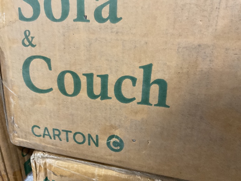 Photo 1 of **SELLING FOR PARTS AS PARTIAL SET. TWO OUT OF THREE BOXES. BOXES B AND C**HONBAY U Shaped Couch with Storage, Corduroy Sectional Couches for Living Room, Modular Sectional Sofa, Blue