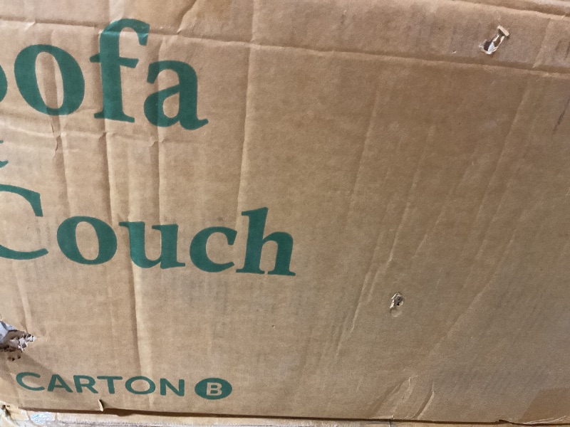 Photo 1 of **SELLING FOR PARTS AS PARTIAL SET. TWO OUT OF THREE BOXES. BOXES B AND C**HONBAY U Shaped Couch with Storage, Corduroy Sectional Couches for Living Room, Modular Sectional Sofa, Blue