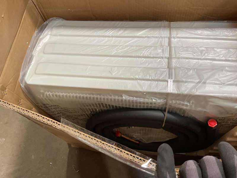 Photo 1 of **SELLING FOR PARTS AS PARTIAL SET. ONE BOX OF TWO**YITAHOME 21 SEER2 12000 BTU Mini Split Air Conditioner Heat Pump System, Wifi Enabled 208-230V Inverter Ductless AC Cool Up to 750 Sq. Ft, Compatible with Alexa, Complete Installation Kit, White