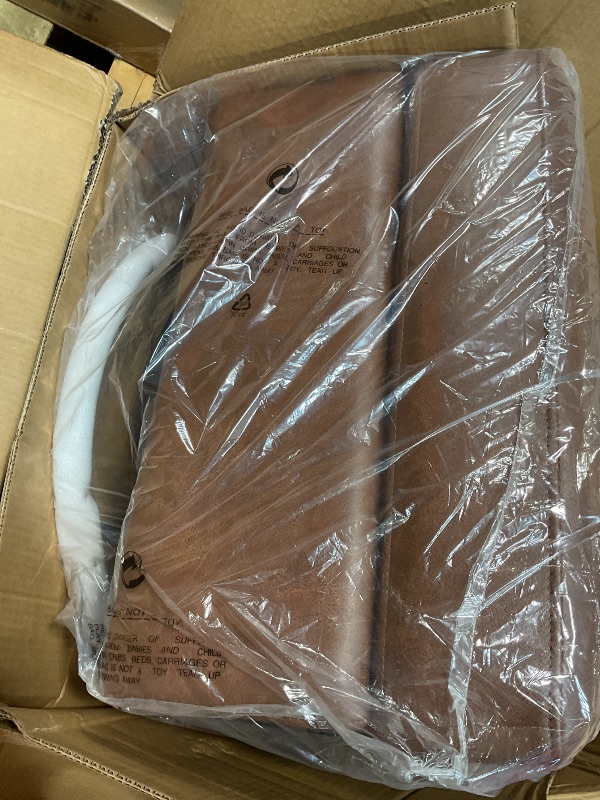 Photo 1 of **SELLING FOR PARTS AS PARTIAL SET. MAIN SEAT PART ONLY AS PICTURED**COLAMY Swivel Rocking Recliner,Wide PU Leather Glider Sofa Chair with Ergonomic High Backrest for Living Room, Office, Bedroom?Cocoa?