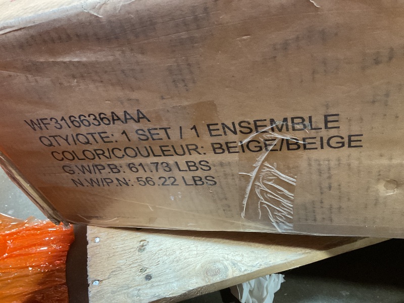 Photo 1 of **2 BOXES**Bellemave Twin Size daybed Frame with Trundle for Adults, Kids, Girls, Teens, Tufted daybeds with Trundle for Living Room, Velvet, (Mattress not Included), Beige