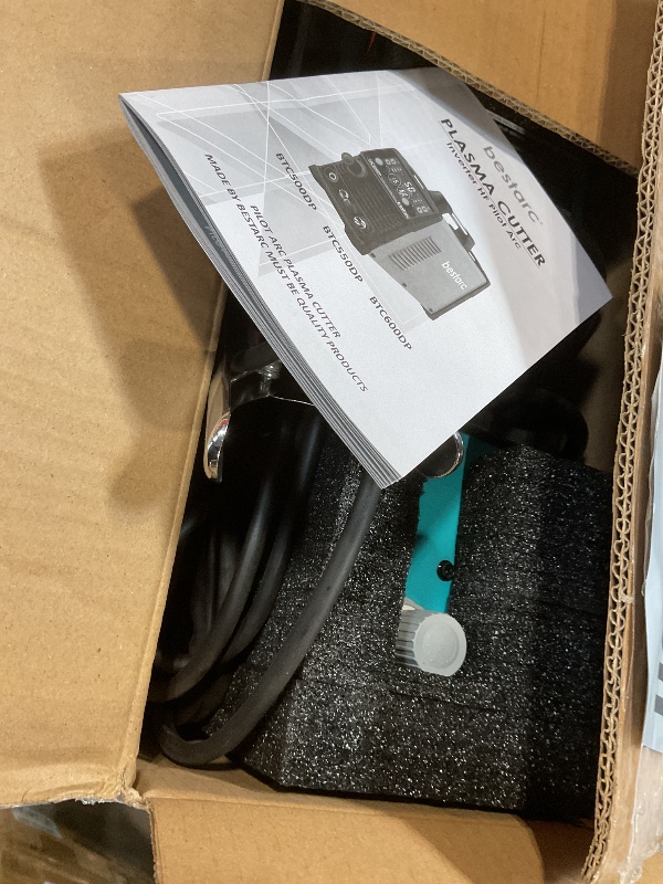 Photo 1 of **MINOR USE WEAR**bestarc Plasma Cutter, [Pilot Arc][Large LED Display][Air Sensor] 50A bestarc Plasma Cutter Machine 110/220V Dual Voltage, 1/2'' Clean Cut 3/4 Inch Max Cut, Post Flow Mesh, 2T/4T for Beginners DIY