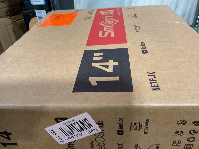 Photo 1 of ***MISSING STAND & REMOTE*** Feihe 14 Inch Small Smart TV, HD LED Flat Screen Smart Television with ATSC Tuner/HDMI/USB/AV for Kitchen, RV, Camper, Bedroom or On-The-Go Entertainment