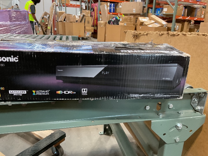 Photo 1 of **Used** Panasonic Streaming 4K Blu Ray Player with Dolby Vision and HDR10+ Ultra HD Premium Video Playback, Hi-Res Audio, Voice Assist - DP-UB820-K (Black)
