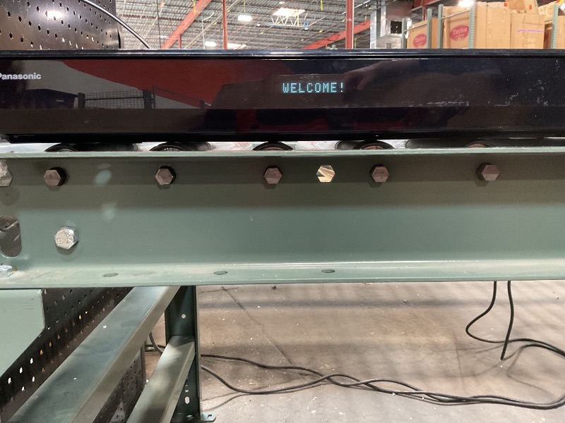 Photo 1 of **Used** Panasonic Streaming 4K Blu Ray Player with Dolby Vision and HDR10+ Ultra HD Premium Video Playback, Hi-Res Audio, Voice Assist - DP-UB820-K (Black)