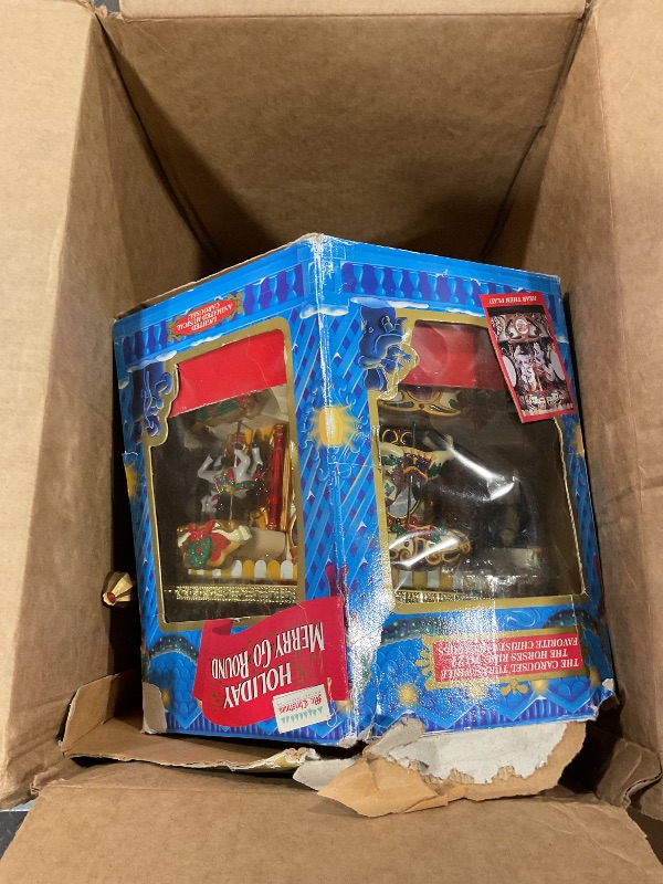 Photo 1 of **Minor damage** Mr. Christmas Holiday Merry Go Round