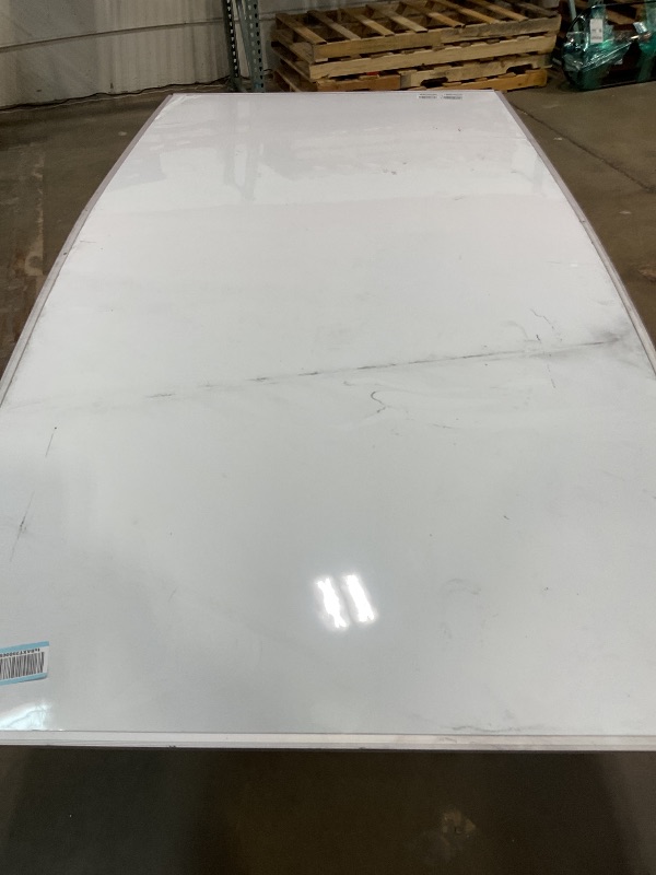 Photo 1 of **DAMAGED/SCRATCHES/NO TRAY**VIZ-PRO Dry Erase Board/Magnetic Whiteboard, 96 x 48 Inches, Large Wall Mounted Board for School Office and Home 8' x 4'
