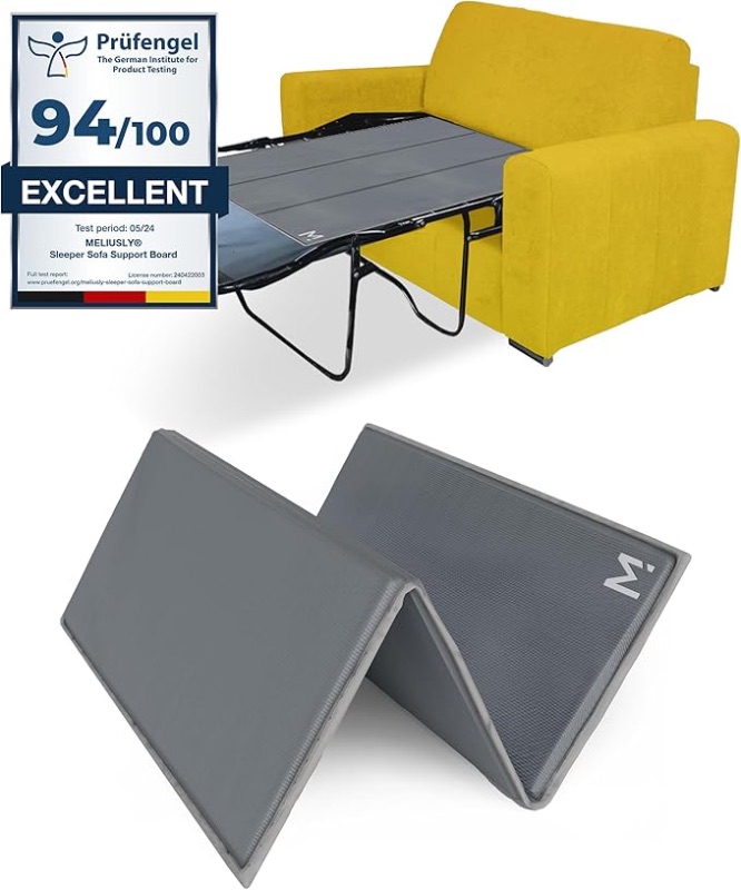 Photo 1 of **2 SETS/USED**Meliusly Heavy Duty Sleeper Sofa Support Board (48x36 - Twin Size) Reinforced Wood Sofa Bed Support, Pull Out Couch Mattress Board, Sleeper Bar Shield, SleeperSaver