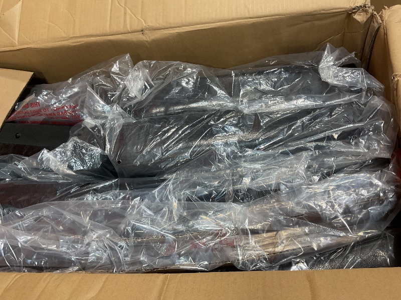 Photo 1 of **4 CHAIRS ONLY**KEIKI 5-Piece Counter Height Dining Table Set with Square Table and 4 Upholstered Chair, for 4 Person, Classic Style Crystal Decoration Wooden Table Set, Easy Assembly, for Kitchen, Dining Room, Black