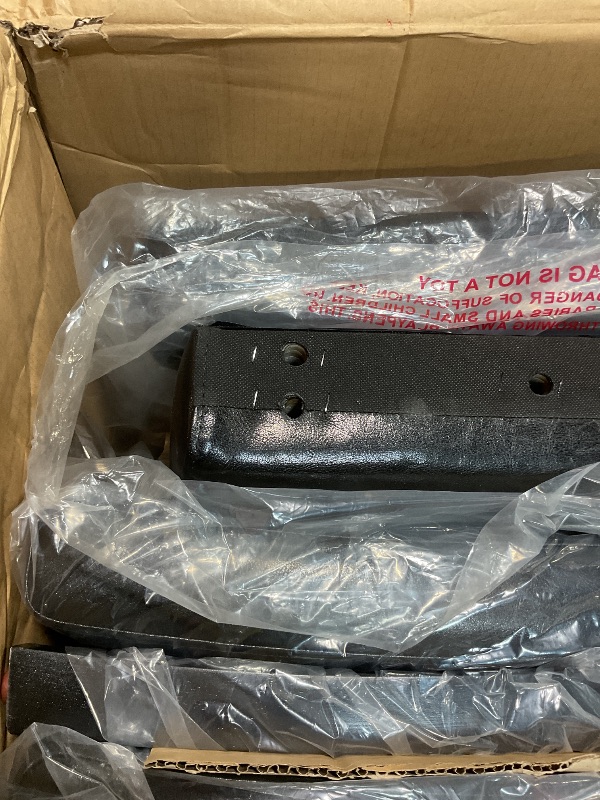 Photo 1 of **4 CHAIRS ONLY**KEIKI 5-Piece Counter Height Dining Table Set with Square Table and 4 Upholstered Chair, for 4 Person, Classic Style Crystal Decoration Wooden Table Set, Easy Assembly, for Kitchen, Dining Room, Black