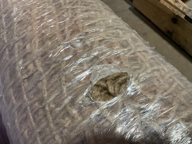 Photo 1 of **SCRAPES**AK TRADING CO. Jute Erosion Control, Soil Saver Mesh Blanket - 48" Wide x 75 Yard Roll (225 feet Long) - 900 Sq. Ft. Coverage