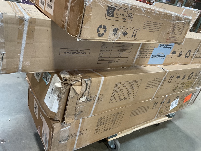 Photo 1 of **4 BOXES**GarveeLife Louvered Pergola 10 ft x10', Outdoor Pergola with Adjustable Louvered Roof, Reinforced Aluminum Frame, Integrated Drainage System, Hardtop Gazebo for Patio, Deck, Wood Grain