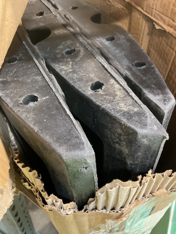 Photo 1 of **DIRT**Pyle Car Driveway Adjustable Curb Ramps - 3 Pack Heavy Duty Rubber Threshold Ramp Kit Set -For Loading Dock, Garage, Sidewalk, Truck, Scooter, Bike, Motorcycle & Wheelchair Mobility- PCRBDR23