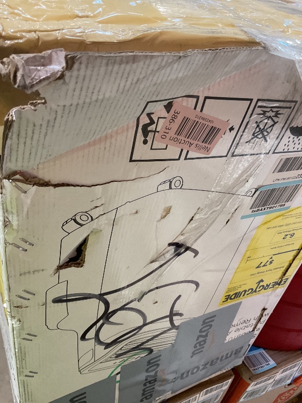 Photo 1 of **DIRT**BLACK+DECKER Portable Air Conditioner, 8,000 BTU (3,950 BTU SACC) for Rooms up to 400 Sq. Ft., Portable AC with Follow Me Remote Control and Window Kit, BPACT08WT, White