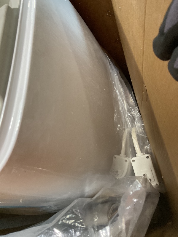 Photo 1 of **DIRT**BLACK+DECKER Portable Air Conditioner, 8,000 BTU (3,950 BTU SACC) for Rooms up to 400 Sq. Ft., Portable AC with Follow Me Remote Control and Window Kit, BPACT08WT, White