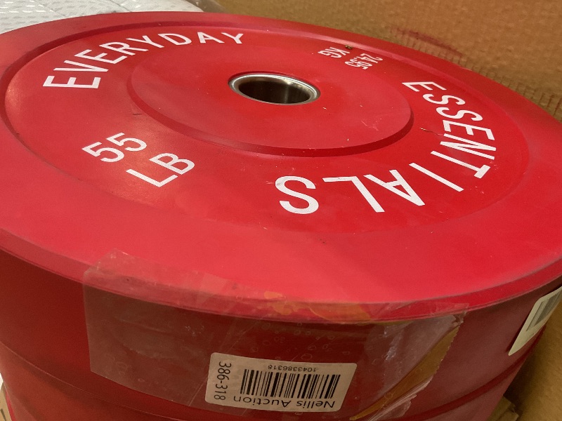 Photo 1 of **DIRT**Fitvids 2" Olympic Bumper Plate Weight Plate with Steel Hub, 55LB, 