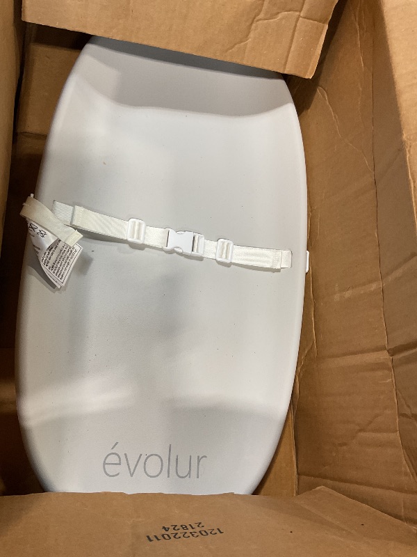 Photo 1 of **DIRT**Evolur Eva Baby Changing Pad in Light Gray, Soft, Lightweight and Portable Changing Pad, Fits All Changing Table, Waterproof Firm Padding