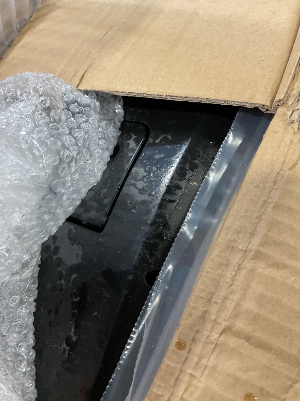 Photo 1 of **WET**Ayleid Retractable Garden Hose Reel,1/2 in x 130 ft Wall Mounted Hose Reel, with 9- Function Sprayer Nozzle, Any Length Lock/Slow Return System/Wall Mounted/180°Swivel Bracket (Black)