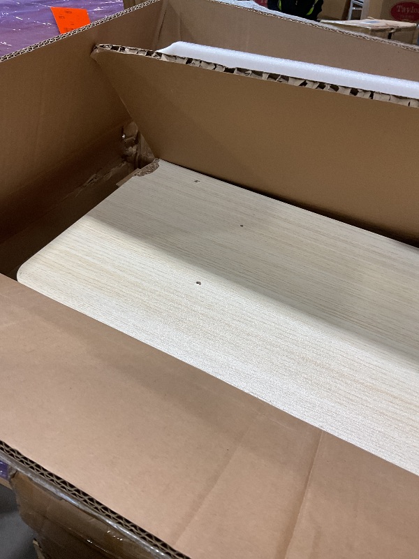 Photo 1 of **SELLING FOR PARTS. MAJOR DAMAGE TO THE WOOD PARTS**Marsail Standing Desk Adjustable Height