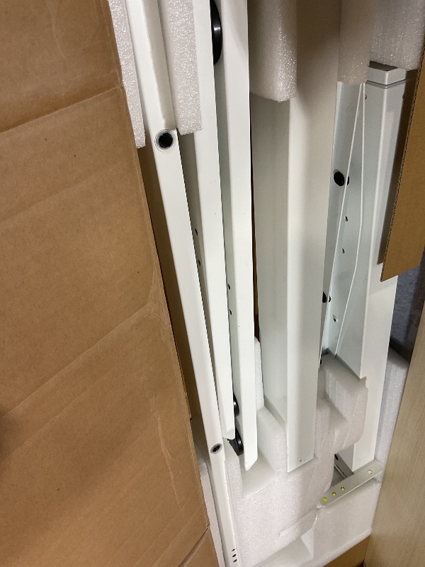 Photo 1 of **SELLING FOR PARTS. MAJOR DAMAGE TO THE WOOD PARTS**Marsail Standing Desk Adjustable Height