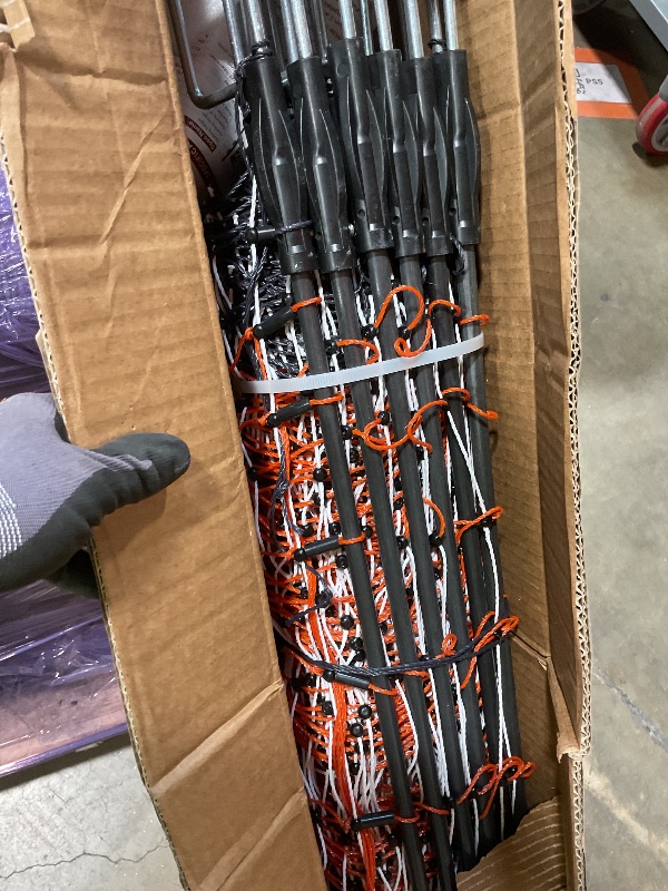 Photo 1 of **SCRAPES ONLY PLASTIC**Poultry Electric Netting Fence - 41.3''H (can be Manually Raised to 53.1''H) x 98.5'L for Flying Chicken, Sheep, Goats in Farms, Ranches and Gardens, PK1