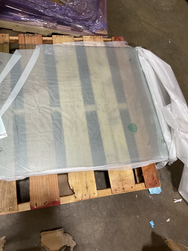 Photo 1 of **GLASS ONLY**MISSING HARDWARE AND INSTALLATION PARTS**Frameless Shower Door, 5/16" (8mm) Clear Tempered Glass Shower Door, 56-60" W x 74" H, Quiet Soft-Close, Reversible Installation, SGCC Certified (Matte Black-Double Sliding Style A, 60" W x 74" H)