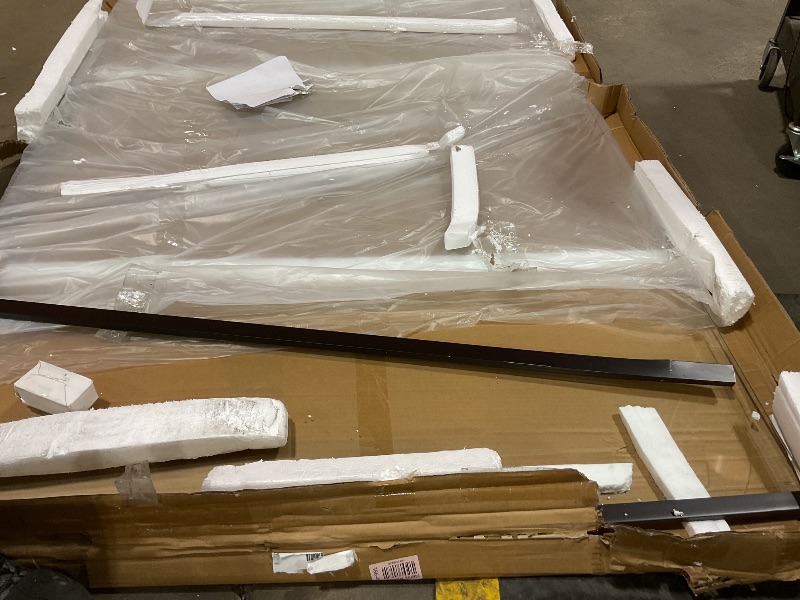 Photo 1 of **METAL FRAMED BENT AND AND DENT**Single fixed panel tempered glass