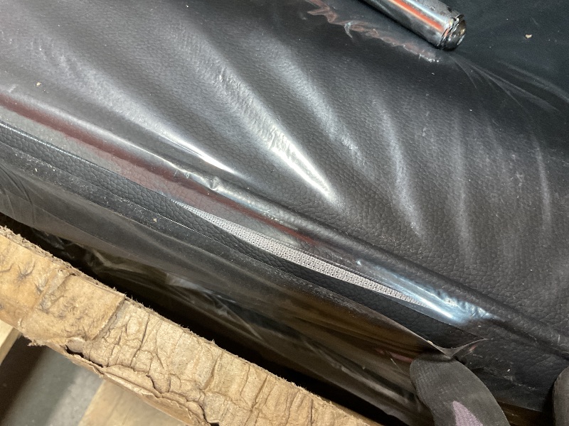 Photo 1 of **CUT DAMAGE**Favfurish Massage Salon Tattoo Chair,Multi-Purpose 3-Section Facial Bed Table, with Hydraulic Stool and Two Trays, Adjustable,fit for Beauty,Barber,Spa,Easy to Assemble, Black