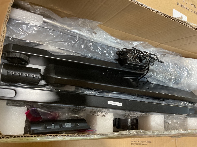 Photo 1 of **FRAME ONLY. SELLING FOR PARTS**Marsail 55 x 30 Electric Standing Desk with One-Piece Desktop, Sit Stand Desk with Thickened Tabletop, Height Adjustable Stand Up Desk with Cable Management for Home Office(Frame+Desktop, 2 Packages)