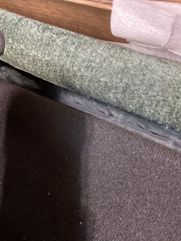 Photo 1 of **SELLING FOR PARTS AS PARTIAL SET**Box of partial couch set. Green. 