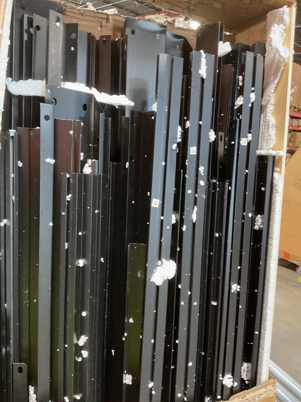 Photo 1 of **SELLING FOR PARTS AS PARTIAL SET SCRAPE AND BEND DAMAGE.** Metal framing parts