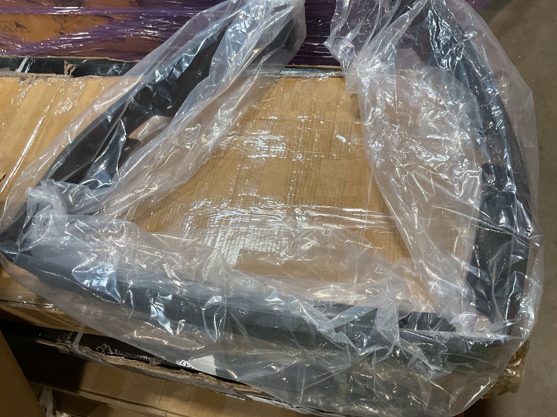 Photo 1 of **BEND DAMAGE**ECOTRIC Front Lower Bumper Valance Panel Compatible with 2017 2018 2019 F250 F350 F450 F550 2WD Ford Super Duty HC3Z-17626-AD, HC3Z17626AD, FO1095272, GNT56215066 Front Bumper Air Dam Deflector