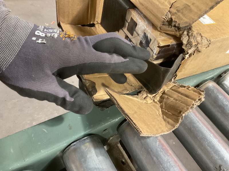 Photo 1 of **EDGE ONE PIECE DAMAGED**Art3d Slat Wood Wall Paneling for Interior and Ceiling Decoration - Pack of 4pcs + 1pc End-Trim, Size 108 x 5.7in.- Walnut