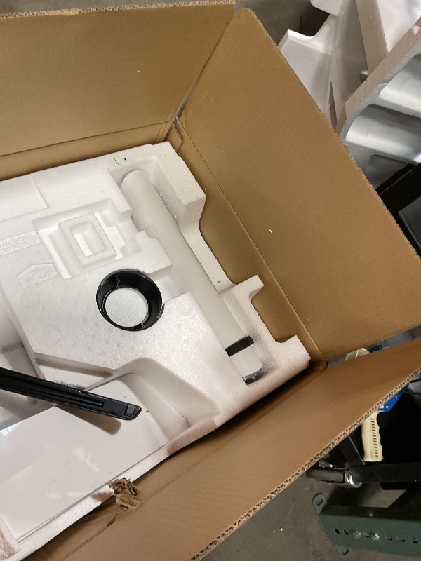 Photo 1 of **MAJOR DAMAGE TO SCREEN. SELLING FOR PARTS**SAMSUNG 57" Odyssey Neo G9 (G95NC) Series Dual 4K UHD 1000R Curved Gaming Monitor, 240Hz, 1ms with DisplayPort 2.1, Quantum Mini-LED, DisplayHDR 1000, AMD FreeSync Premium Pro, LS57CG952NNXZA