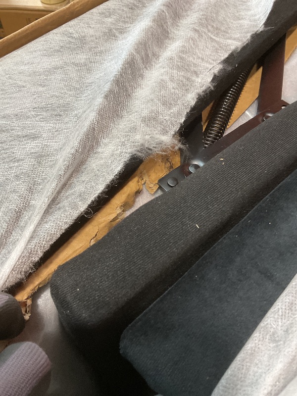 Photo 1 of **1 of 3 BOXES**Black couch parts for a set.