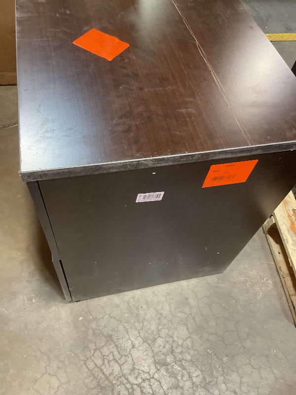 Photo 1 of **SCRAPES. DIRT. DRWER STICKS**Alera Alera Valencia Series Lateral File, 2 Legal/Letter-Size File Drawers, Espresso, 34" X 22.75" X 29.5"