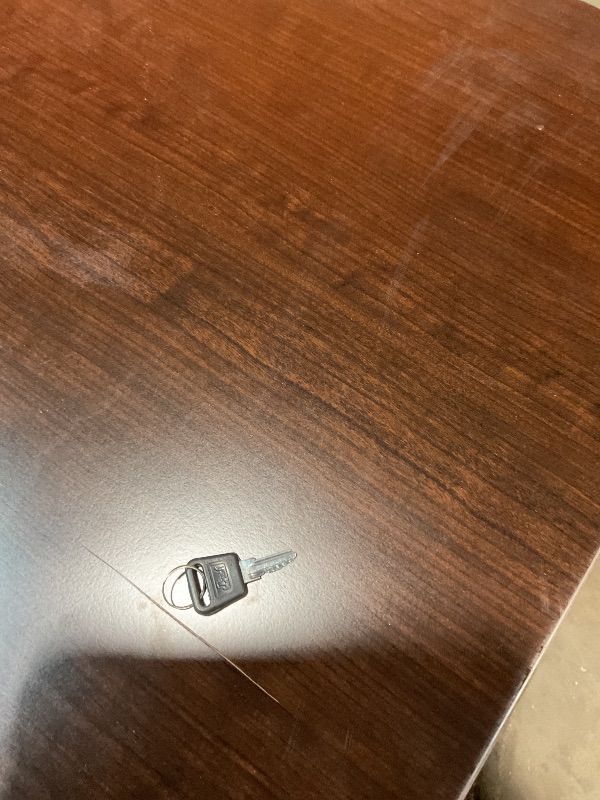 Photo 1 of **SCRAPES. DIRT. DRWER STICKS**Alera Alera Valencia Series Lateral File, 2 Legal/Letter-Size File Drawers, Espresso, 34" X 22.75" X 29.5"