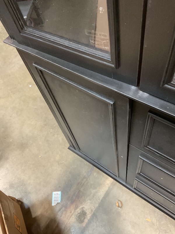 Photo 1 of **MAJOR DAMAGE TO TOP PIECE. MISSING SHELF HOLDER PIECES**