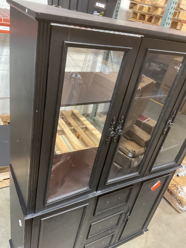 Photo 1 of **MAJOR DAMAGE TO TOP PIECE. MISSING SHELF HOLDER PIECES**