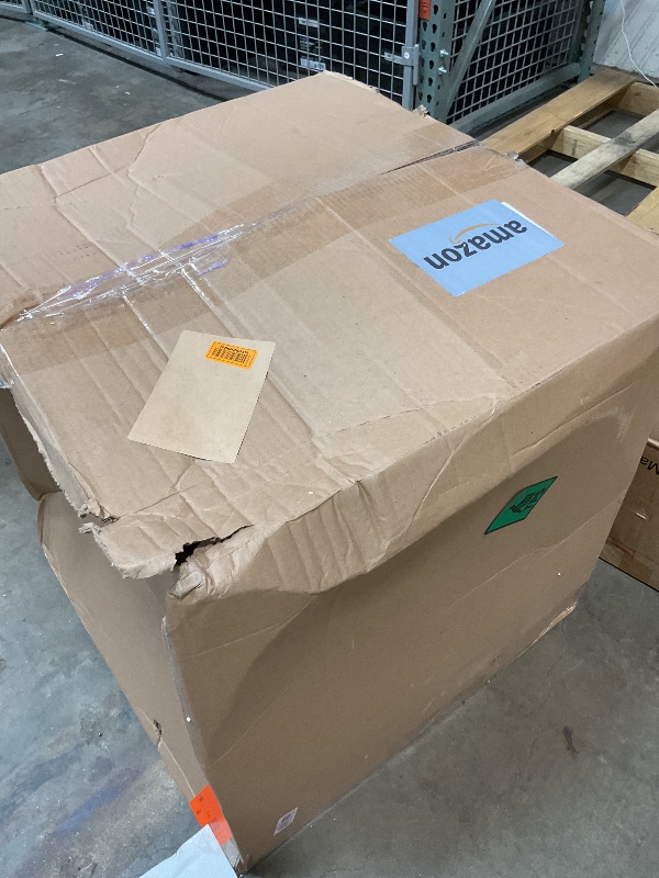 Photo 1 of **MISSING SMALL PILLOW**FILUXE Convertible Folding Sofa Bed - Sleeper Chair with Pillow, Modern Linen Fabric Floor & Futon Couch, Foldable Mattress for Living Room/Dorm/Guest Use/Home Office/Apartment, Single Size, Dark Gray