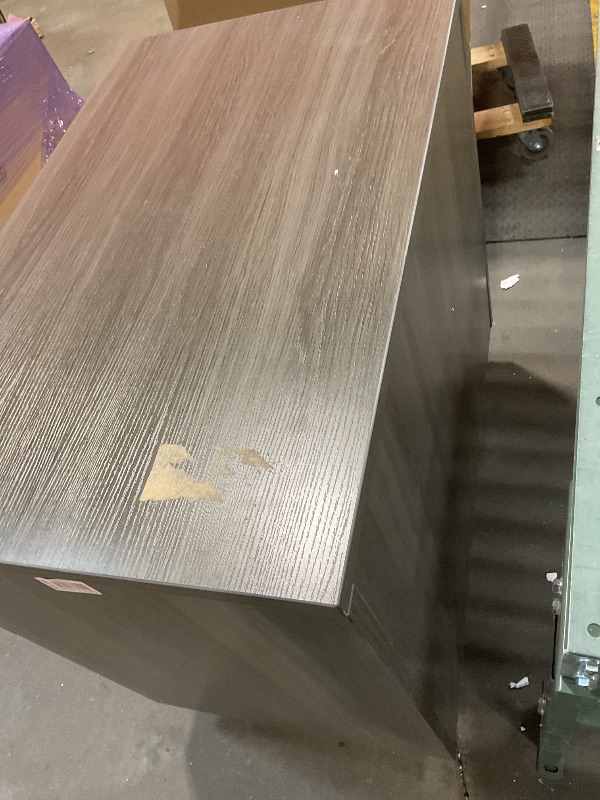 Photo 1 of **MISSING KEY. DIRT. SCRATCHES. **BossChair Boss 2-Drawer Lateral File, Driftwood