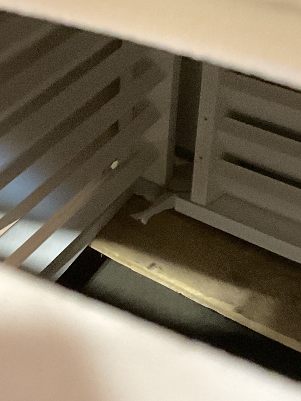 Photo 1 of **SELLING FOR PARTS. MAJOR DAMAGE TO BASE PIECE. CORNERS COMING LOOSE**Good Directions Coventry Vinyl Cupola with Black Aluminum Roof 36" x 49"