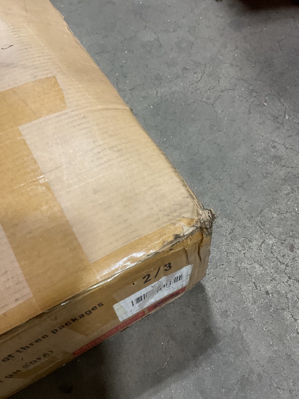 Photo 1 of **SELLING AS PARTIAL SET. CORNER DAMAGE **Shintenchi U Shaped Sectional Couch for Living Room,110" 4-Seater Comfy Couch with Double Chaise,Deep Seat Modular Sofa Couches with Thick Cushion & Soft Backrest,Dark Gray