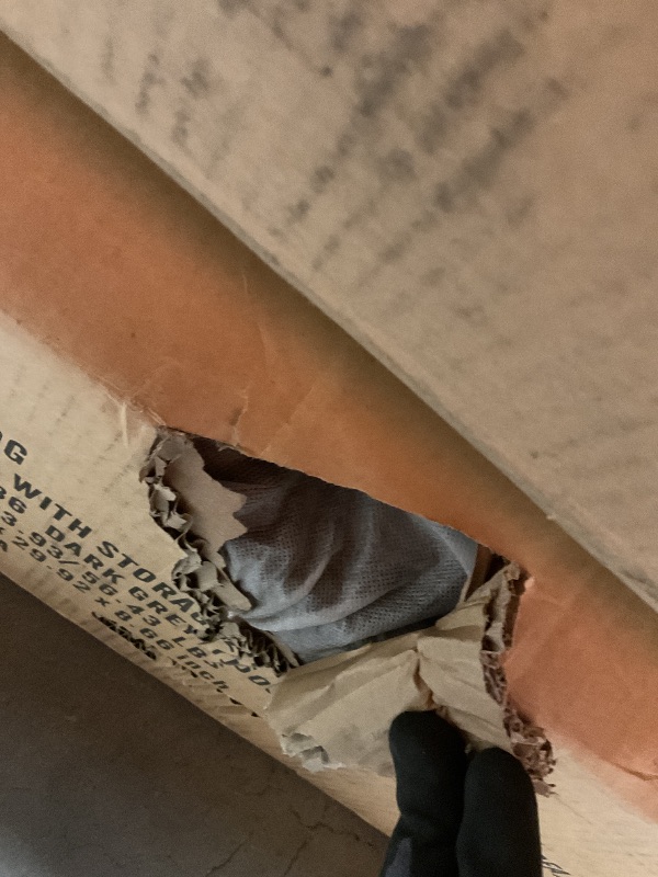 Photo 1 of **SELLING AS PARTIAL SET. CORNER DAMAGE **Shintenchi U Shaped Sectional Couch for Living Room,110" 4-Seater Comfy Couch with Double Chaise,Deep Seat Modular Sofa Couches with Thick Cushion & Soft Backrest,Dark Gray